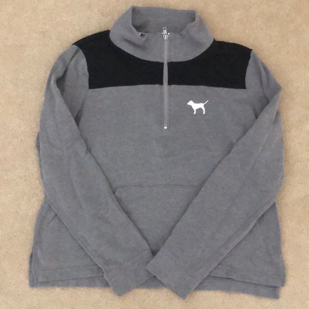 Victoria’s Secret Pink 3/4 zip pull over